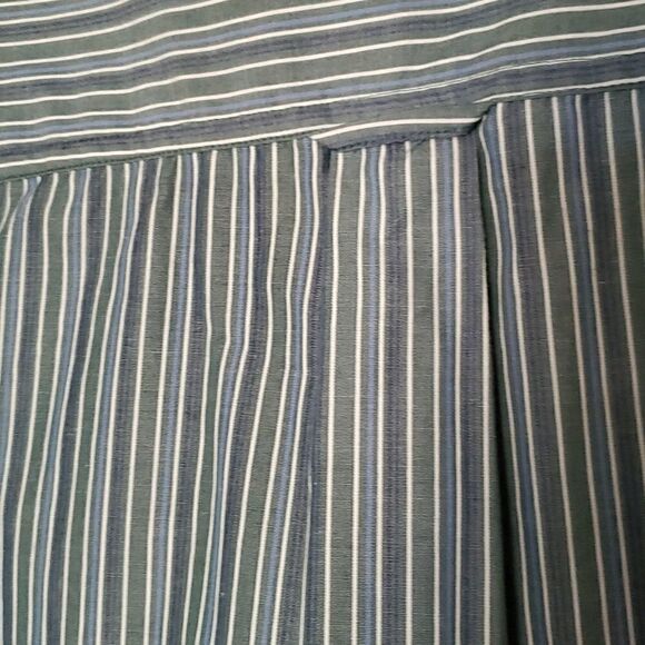 Chaps Men's Striped Button Down Shirt Size Large - Picture 6 of 9